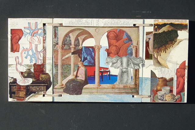 Annunciation Triptych--open