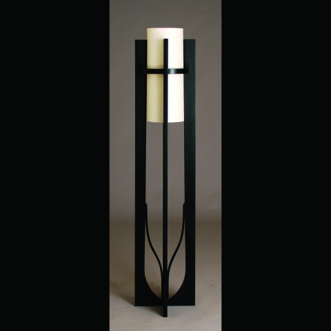 Floor lamp handmade by Kyle Dallman