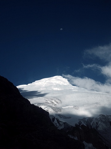 The Moon and Cayambe
