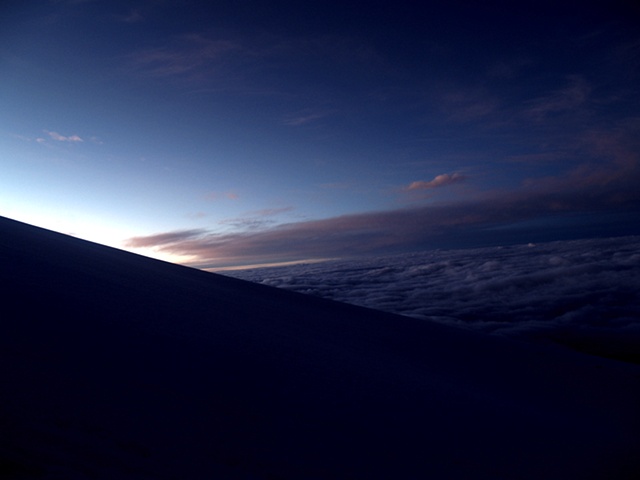 Dawn over the Andes