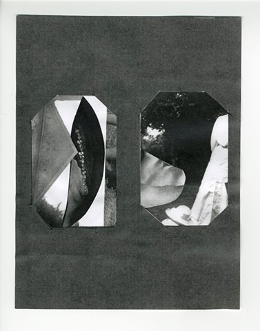 Molly Springfield collage photocopy Virginia Woolf holograph draft