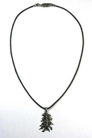 silver root bundle pendant