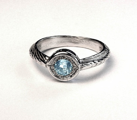 blue bauble ring