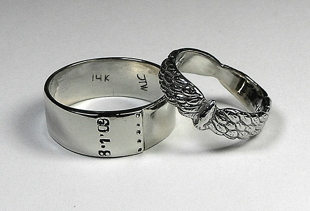Ann & John wedding rings