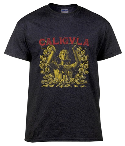 Screen printed T-Shirt design for the band Caligula