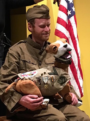 Stubby The WW1 War Hero Dog Marionette