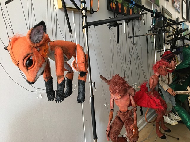 the fox marionette backstage
