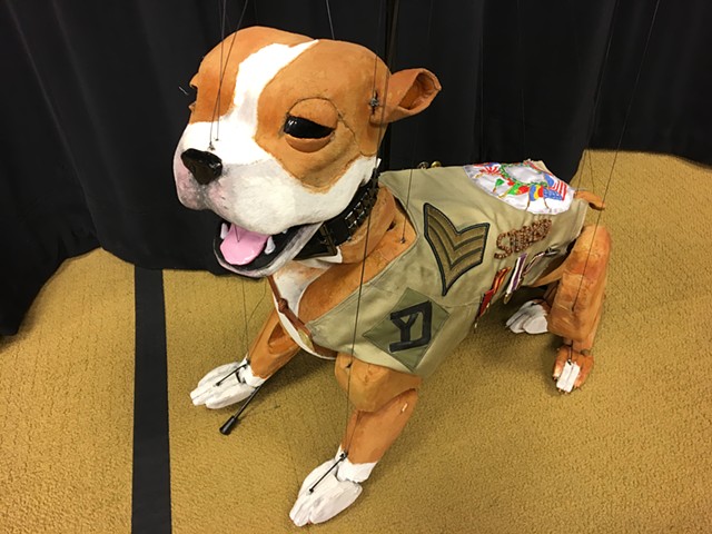 Sgt Stubby the marionette