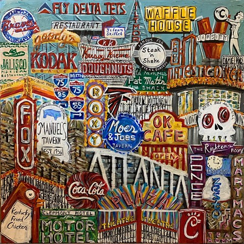 Atlanta Color 36" x 36" (sold)