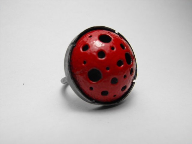 Enameled Steel Dome ring