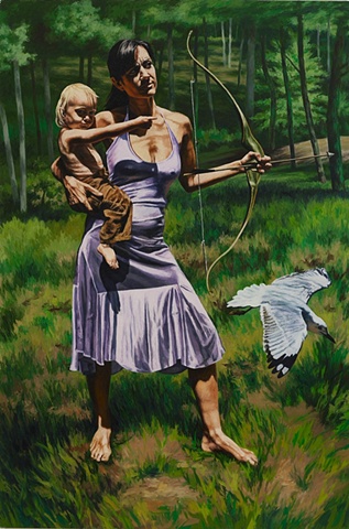 The Hunt:  Diana and Child