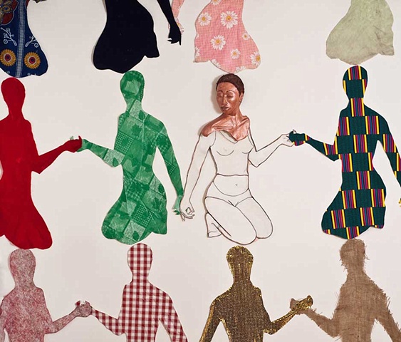 Aisha Tandiwe Bell illustrating Multiple Identity