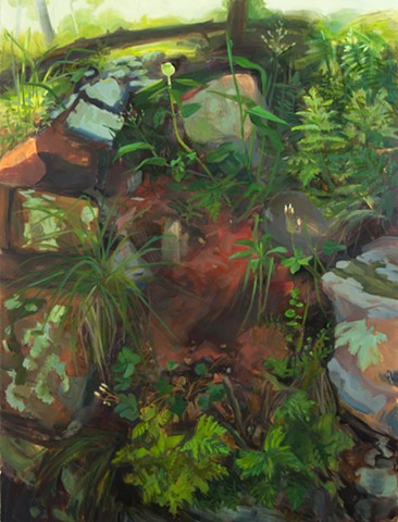 forest floor painting pzarks