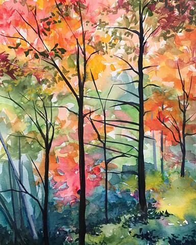 Forest in Paint Mountain, Fall 2021