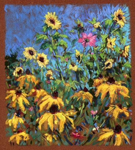 Sunflowers & Susans_ 7x6.5
