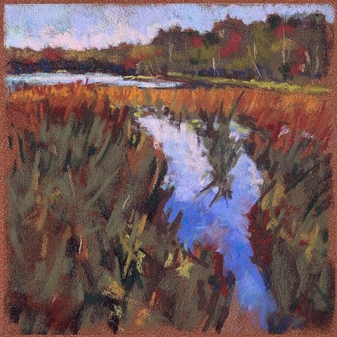 Beech Pond -October _6x6
