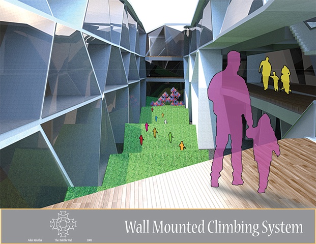 Bubble Wall: Seating + Climbing System