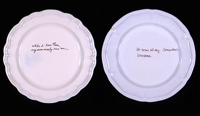 The Setting (details of plates)