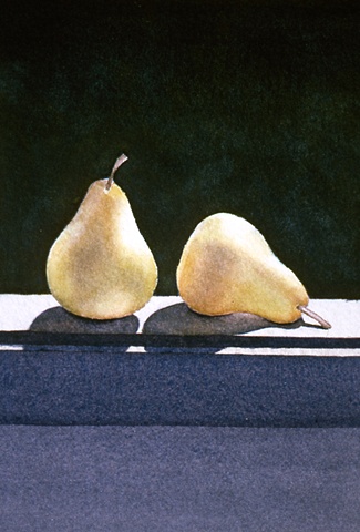 Two Pears on the Sill