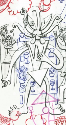 The Drawing of the Squid Woman