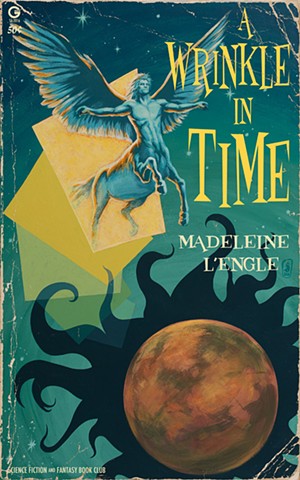 A Wrinkle In Time Madeleine L'Engle painting print by Stephen Andrade Gallery1988 g1988 tree and rock 2016