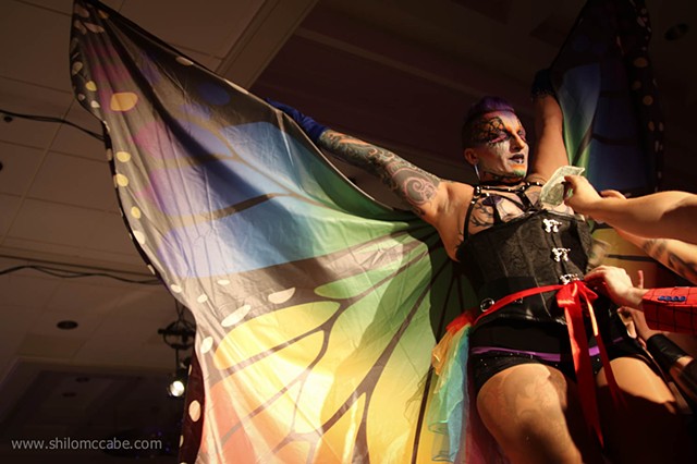Seduction, a night of performance kicking off the International Ms. Leather and International Ms. Bootblack competition, San Jose, 2018