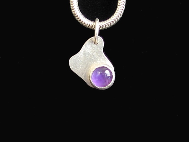 Amethyst and silver