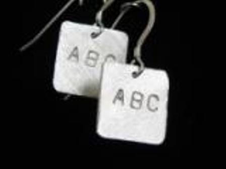 ABC earrings