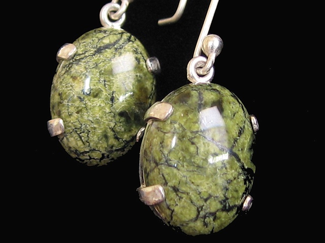 Fuschite and silver