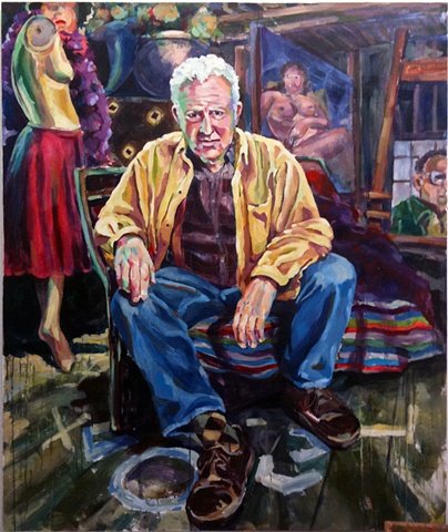 Portrait of Paul Moscatt, artist and mentor