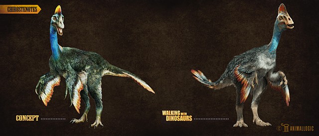 chirostenotes:  Walking with dinosaurs 3d movie