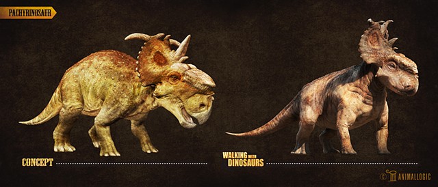 pachyrinosaur adult: Walking with dinosaurs 3d movie