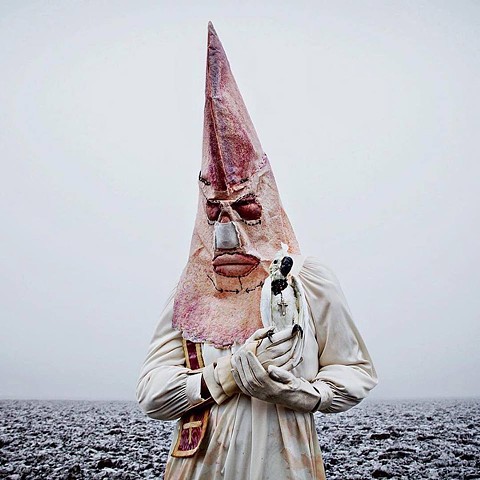 Mask shot by Artist Photographer Mothmeister. In the Self titled book. 
