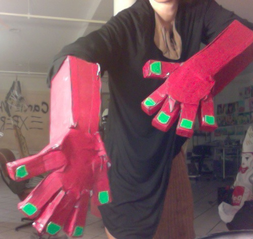Cardboard Gloves