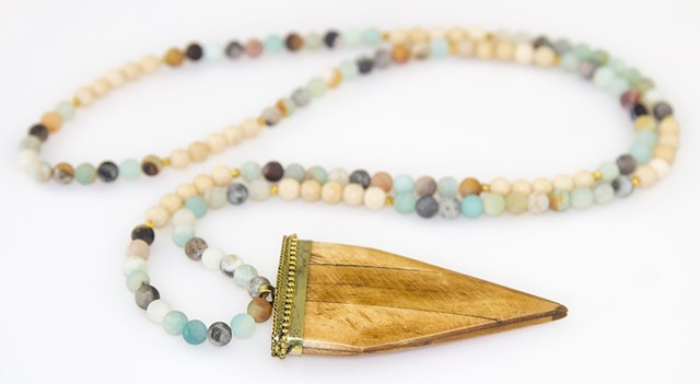 Arrowhead & Amazonite Necklace