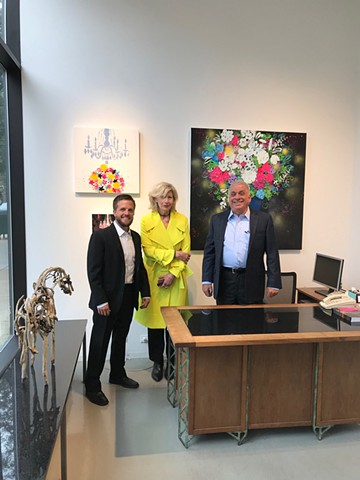 Solo exhibition: On The Bright Side 
Sept  6 - Oct.12, 2019
Zolla/Lieberman Gallery, Chicago
Lorraine Peltz with William Lieberman, Owner 
and Brian Gillham, Director