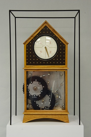 Block Clock (front view)