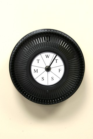 "Weekly Clock" (type #3 black)


