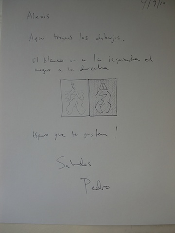 Instruction drawing for Picasso drawing