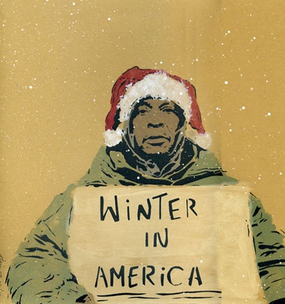 Winter in America - ed 100 hand painted