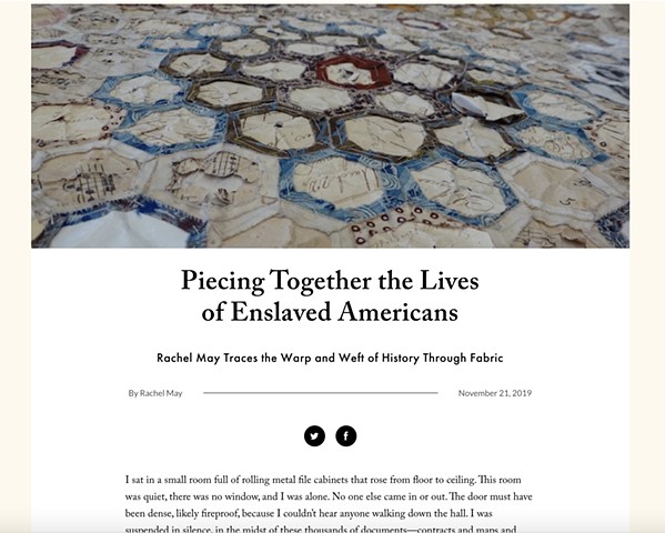 "Piecing Together the Lives of Enslaved Americans," LitHub