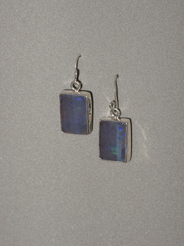 Sterling Silver, Stone:  Boulder Opal