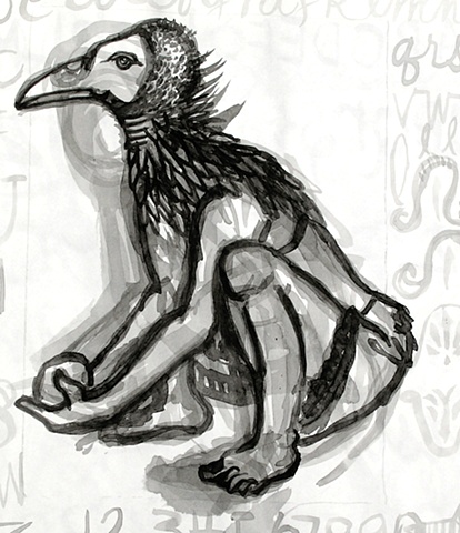 Untitled Study (Vulture)