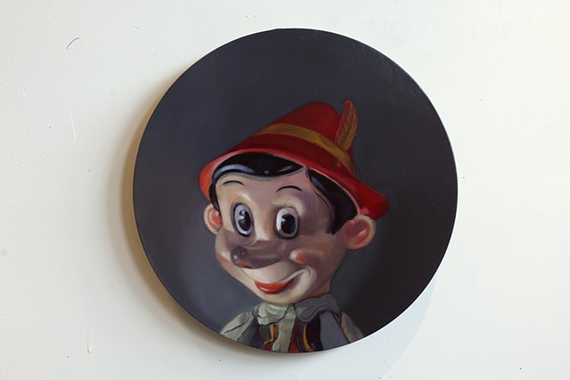 "Portrait of a Flirty Pinocchio"