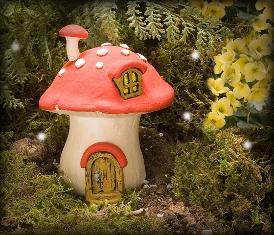 Red Mushroom Fairy Home