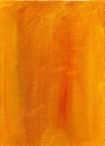 Orange abstract painting by Christopher Stanton