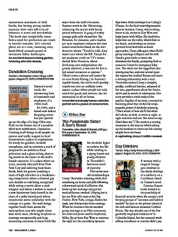 Dandelion Crossing in Kirkus Reviews