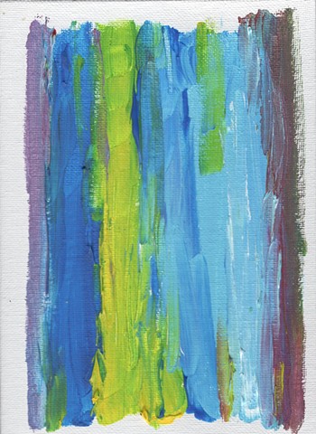 Abstract acrylic painting by Christopher Stanton 