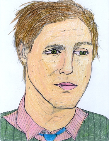 Drawing of director Spike Jonze by Christopher Stanton