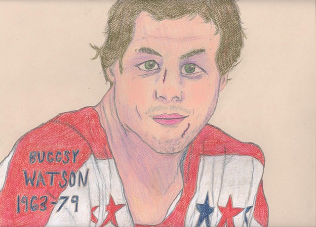 Portrait of Hockey Player Bryan "Buggsy" Watson by Christopher Stanton